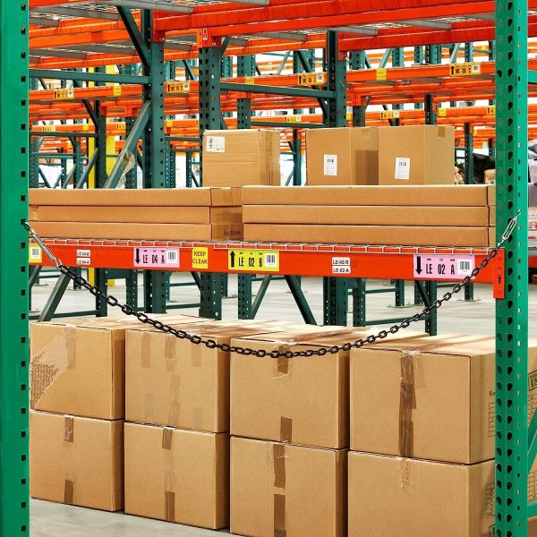 Plastic Chain Weatherproof Safety Link Barrier Chain Lightweight Safety Chain For Crowd Control Queue Line Parking Driveway Decoration (Black)