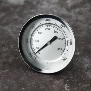 Round Shape OEM Thermometer Glow In The Dark Dial Type ISO9001 For BBQ Oven