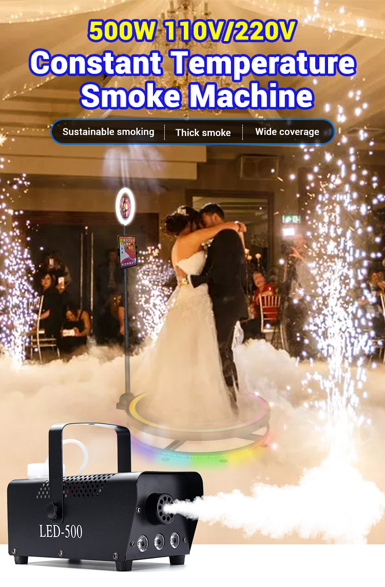 500ml Automatic Smoke Machine With Timer For Parties