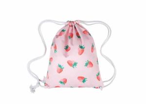Buy cheap customized Pink digital full Printed Drawstring Backpack With Adjustable Straps product
